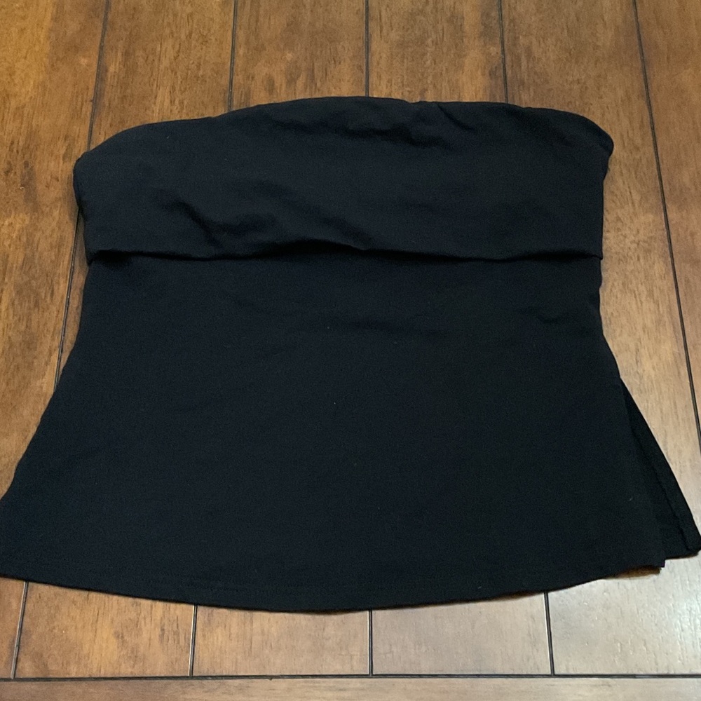 SHEIN Classic Black Strapless Tube